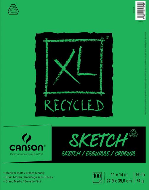 XL RECYSKT 11X14  100SH TB