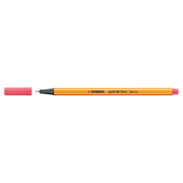 STABILO POINT 88 NEON RED