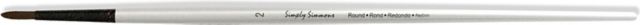 SIMPLY SIMMONS BRUSH EXTRA FIRM ROUND 2 LONG HANDLE