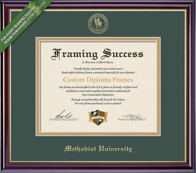 Methodist University 8.5'' x 11'' Windsor Diploma Frame