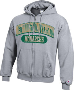 Methodist University Full Zip Hooded Sweatshirt