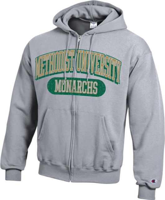 Methodist University Full Zip Hooded Sweatshirt