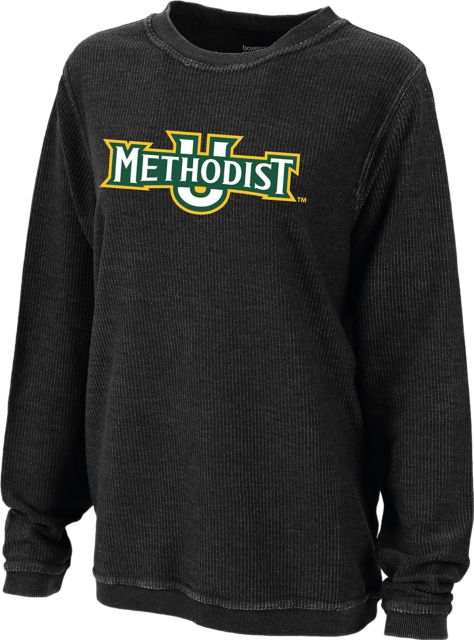 Methodist University Women's Corduroy Crewneck Sweatshirt