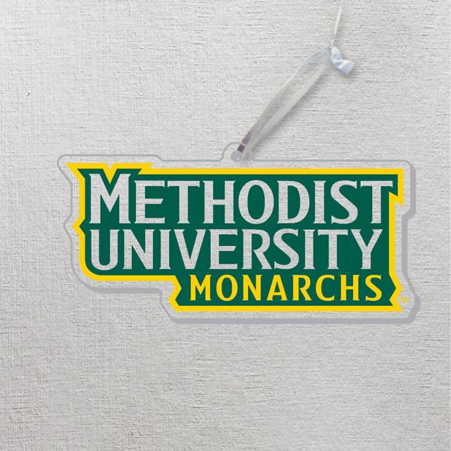 Methodist University 3 x 4 Ornament
