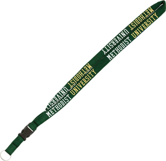 Methodist University Woven 3/4'' Lanyard