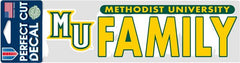 Methodist University 3x10 Family Decal