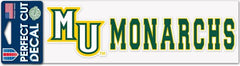 Methodist University 3'' x 10'' Perfect Cut Decal