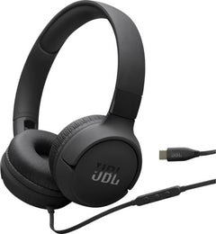 JBL Tune 520C USB-C Wired Earbuds, Black - ONLINE ONLY