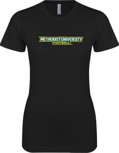 Methodist Next Level Ladies SoftStyle Junior Fitted Tee Football - ONLINE ONLY