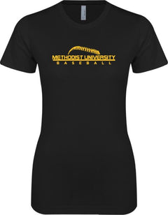 Methodist Next Level Ladies SoftStyle Junior Fitted Tee Baseball - ONLINE ONLY