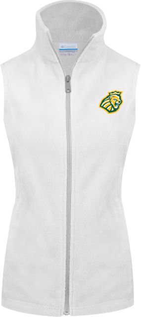 Methodist Columbia Ladies Full Zip Fleece Vest Lion Head - ONLINE ONLY