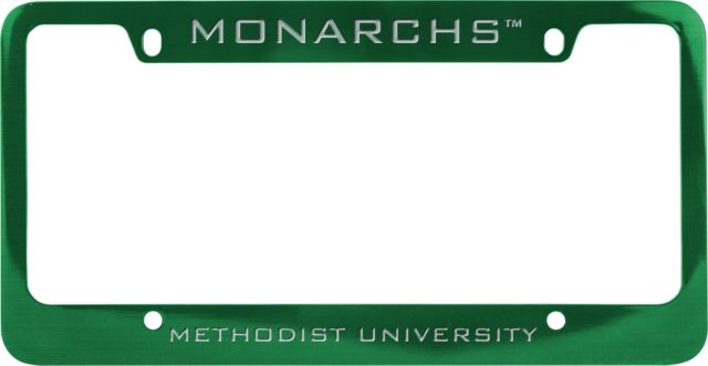 Methodist Metal License Plate Frame Monarchs - ONLINE ONLY
