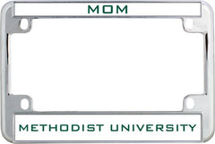 Methodist Metal Motorcycle License Plate Frame in Mom - ONLINE ONLY