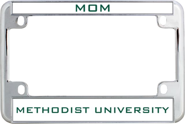 Methodist Metal Motorcycle License Plate Frame in Mom - ONLINE ONLY