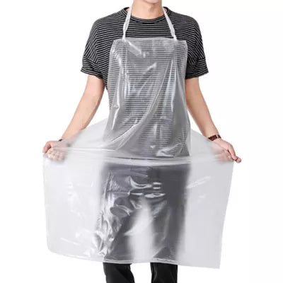 Clear Lab Apron 27x42 4mil - New (SKU: 8647458)