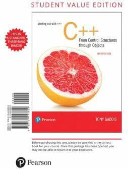 Starting Out with C++: Control (Loose Pgs)(w/out Access)