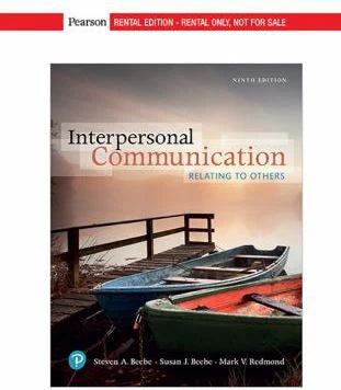 Interpersonal Communication: Relating to Others (RRPHE)