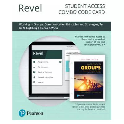 Revel + Print Combo Access Code for Working in Groups