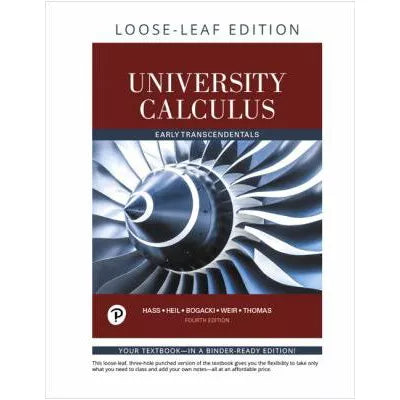 University Calculus: Early Trans (LL)(w/MML Acc)
