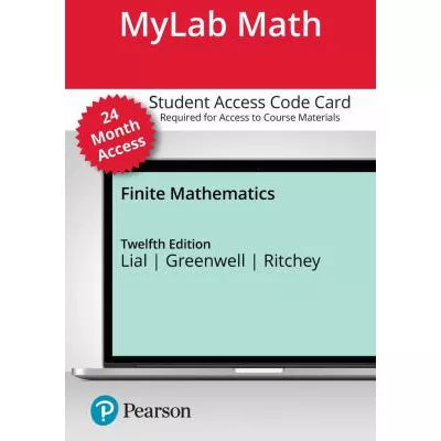 MyLab Math with Pearson eText (up to 24 months) Access Code for Finite Mathematics