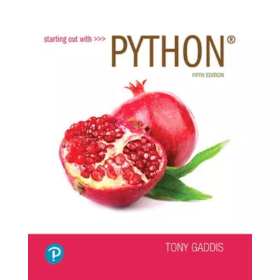 Starting Out with Python (RRPHE RENTAL edition)
