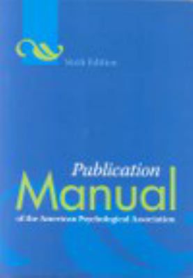 PUB MANUAL OF THE APA 6E