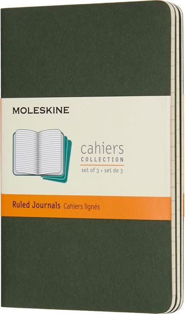 CAHIER RULED RED POCKET JOURNA
